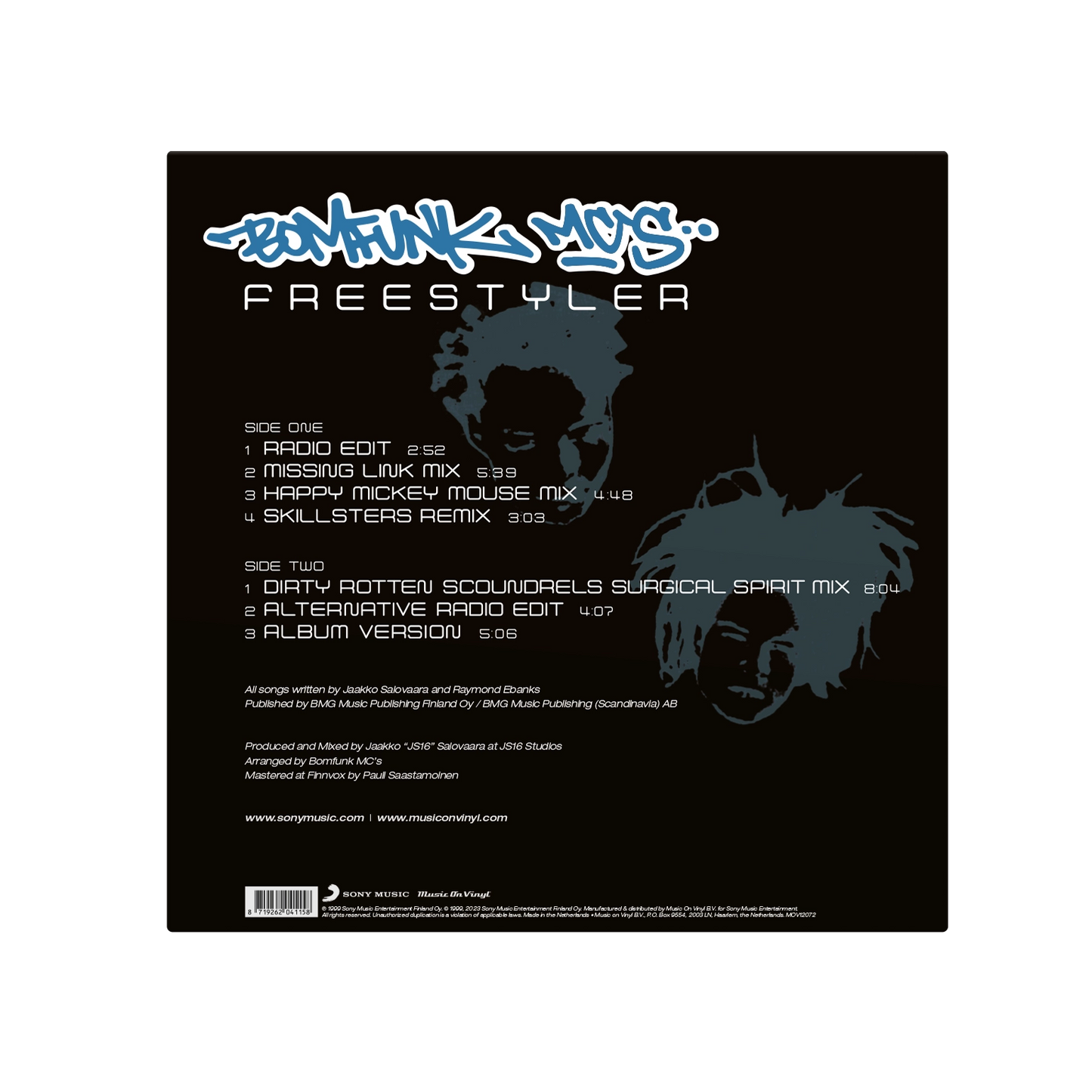 Freestyler - Blue in Black Vinyl | Store Exclusive