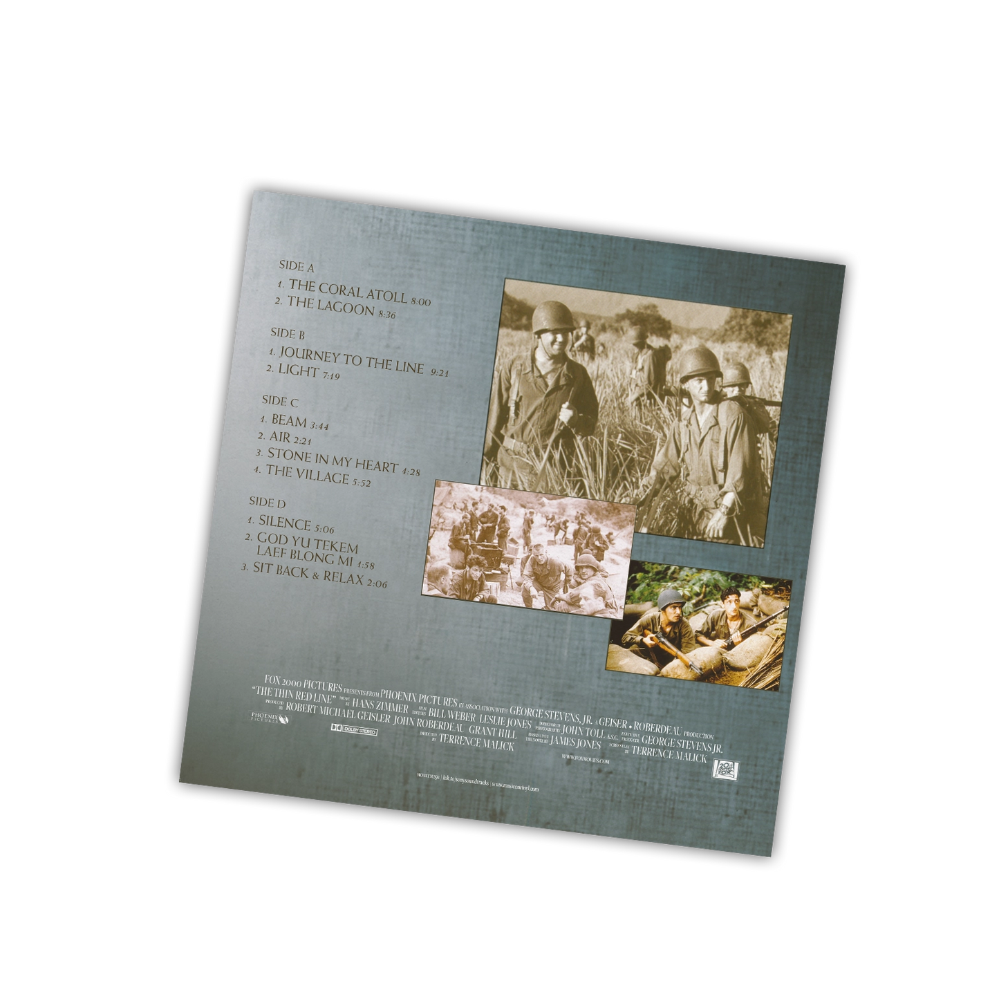 The Thin Red Line - Aquamarine Vinyl