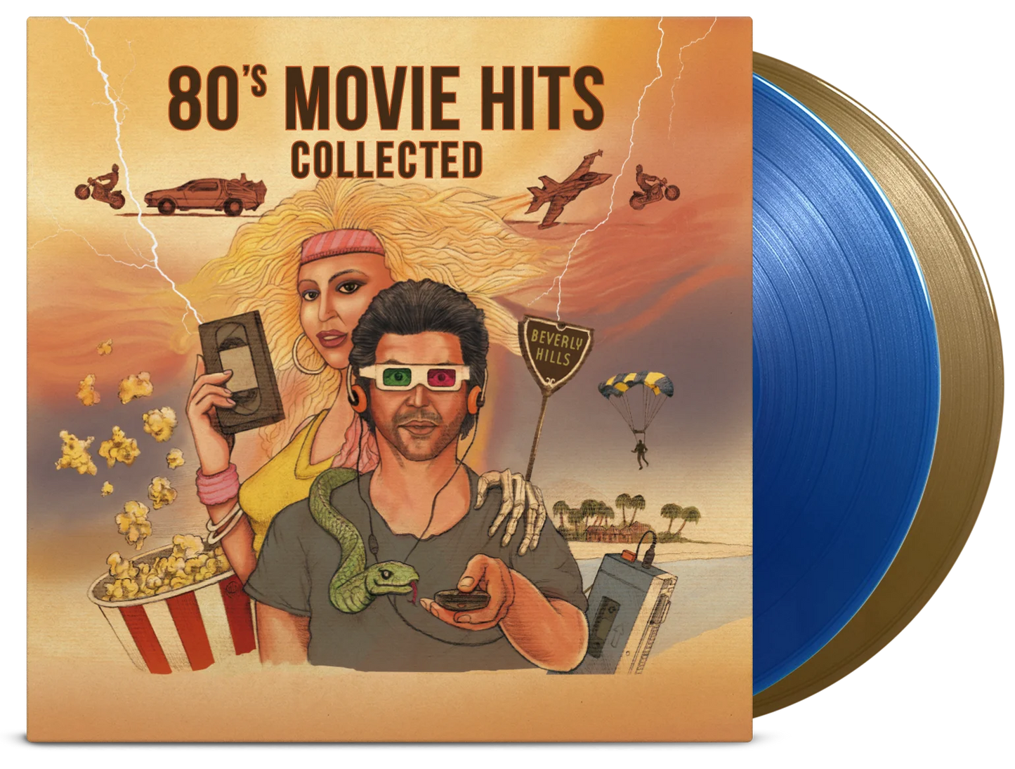 80's Movie Hits Collected (Translucent Blue & Gold)