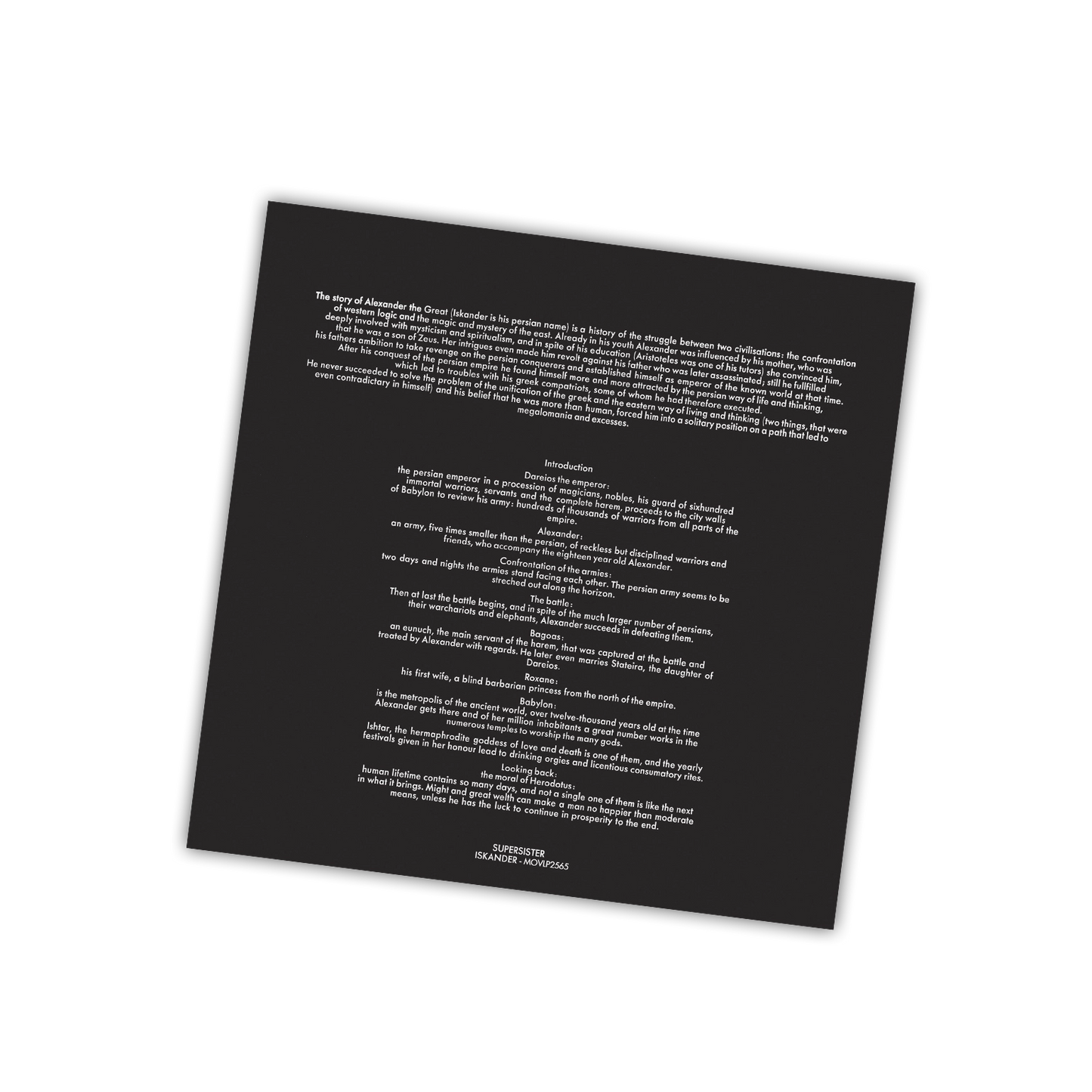 Iskander - Crystal Clear Vinyl