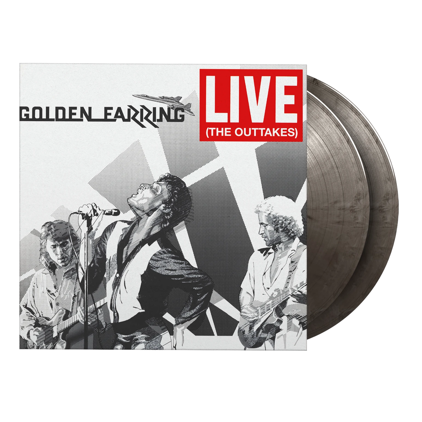 Live - Silver/Black Marble Vinyl