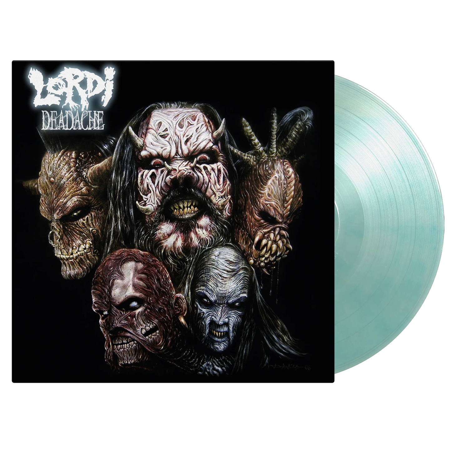 Deadache - Green/White Marbled Vinyl