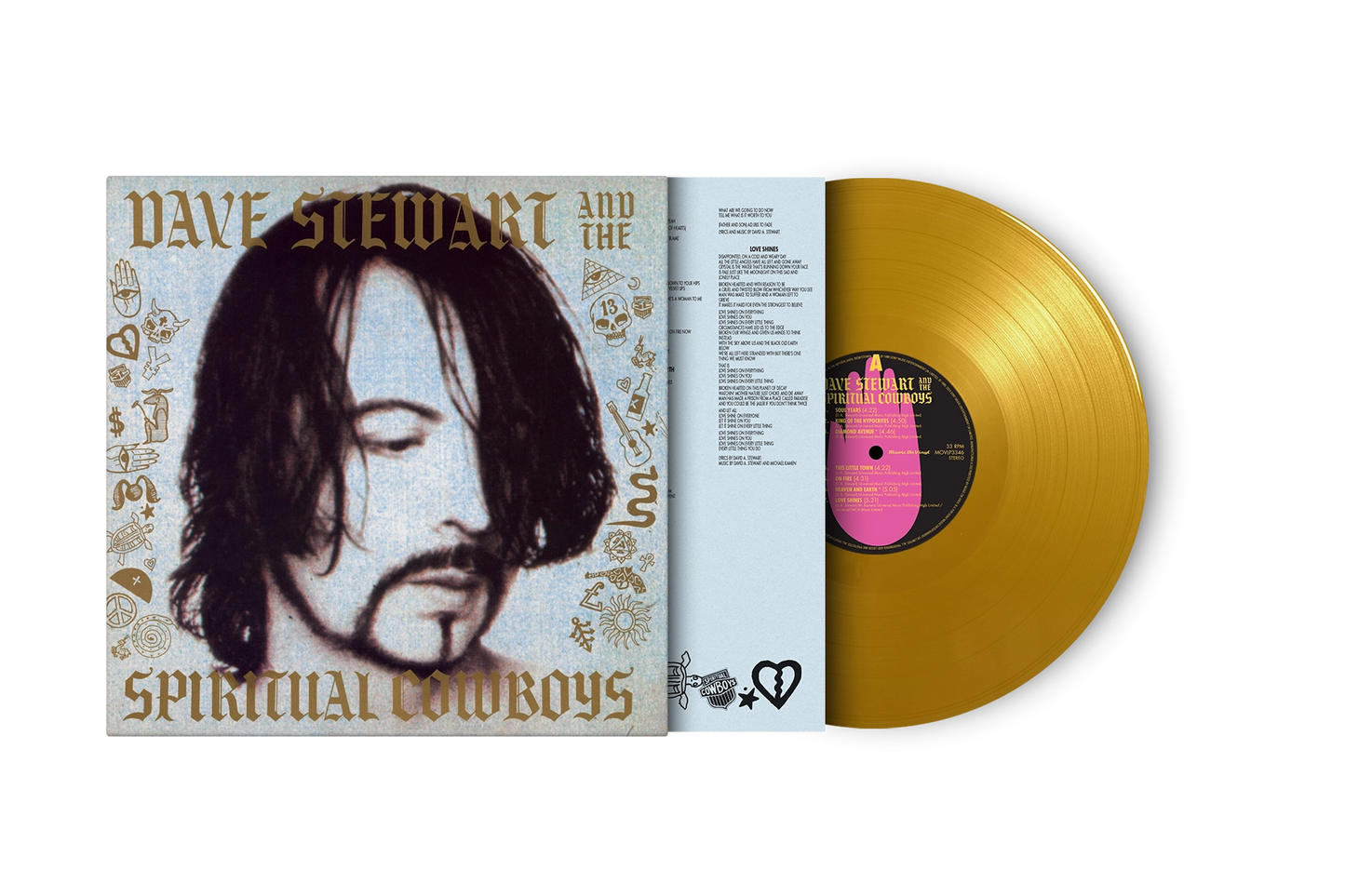 Dave Stewart And The Spiritual Cowboys - Gold Vinyl