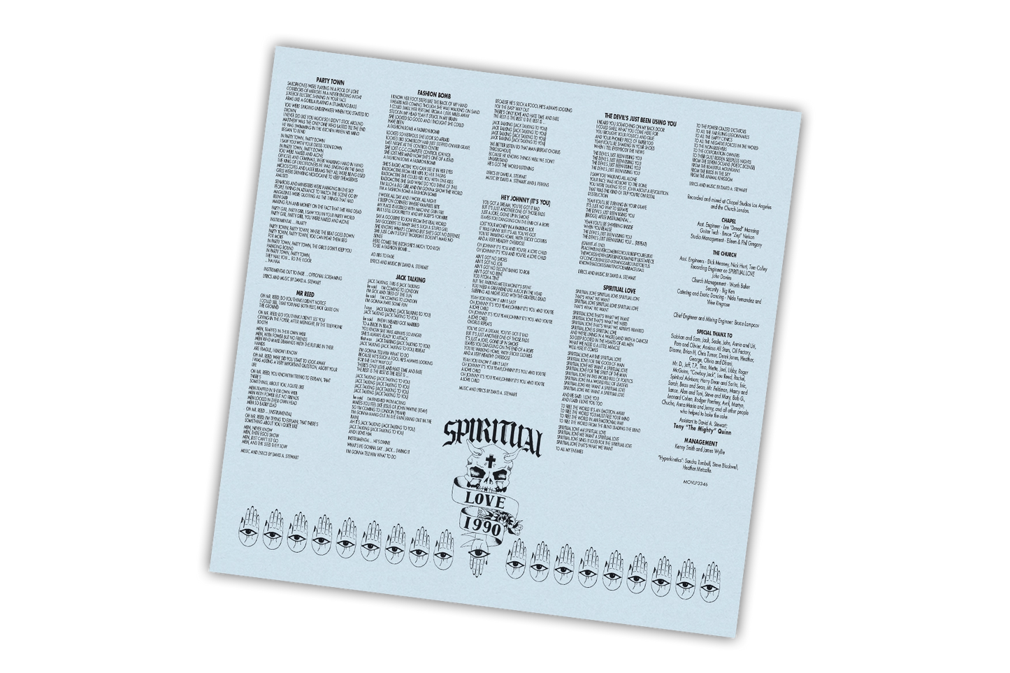 Dave Stewart And The Spiritual Cowboys - Gold Vinyl