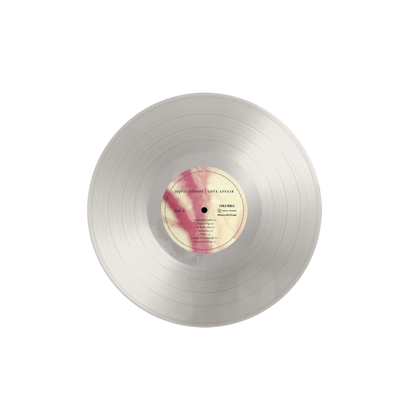 Love Affair - Crystal Clear Vinyl