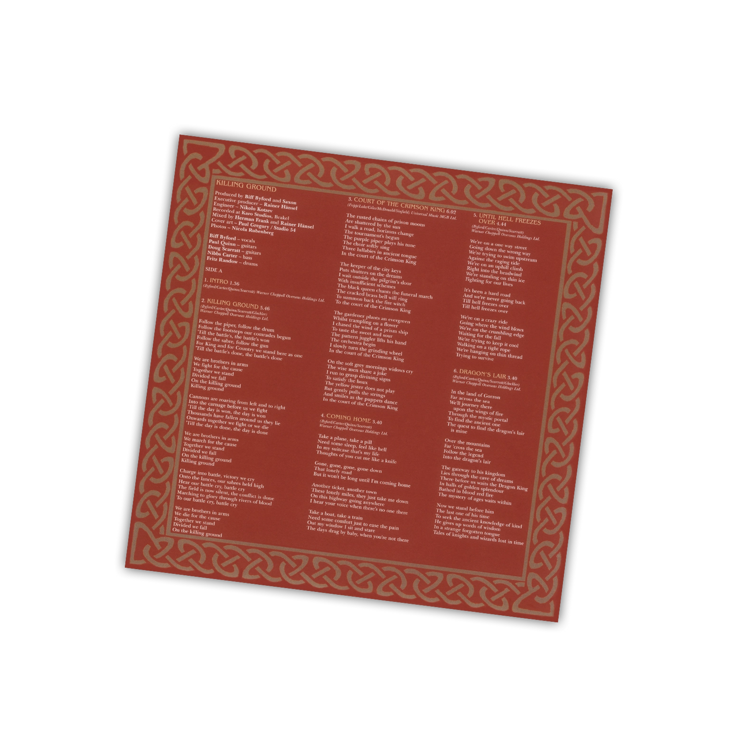 Killing Ground - Red Bullet Vinyl
