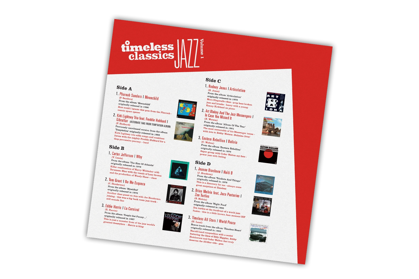 Timeless Jazz Classics Volume 1 (Compiled by Gilles Peterson)
