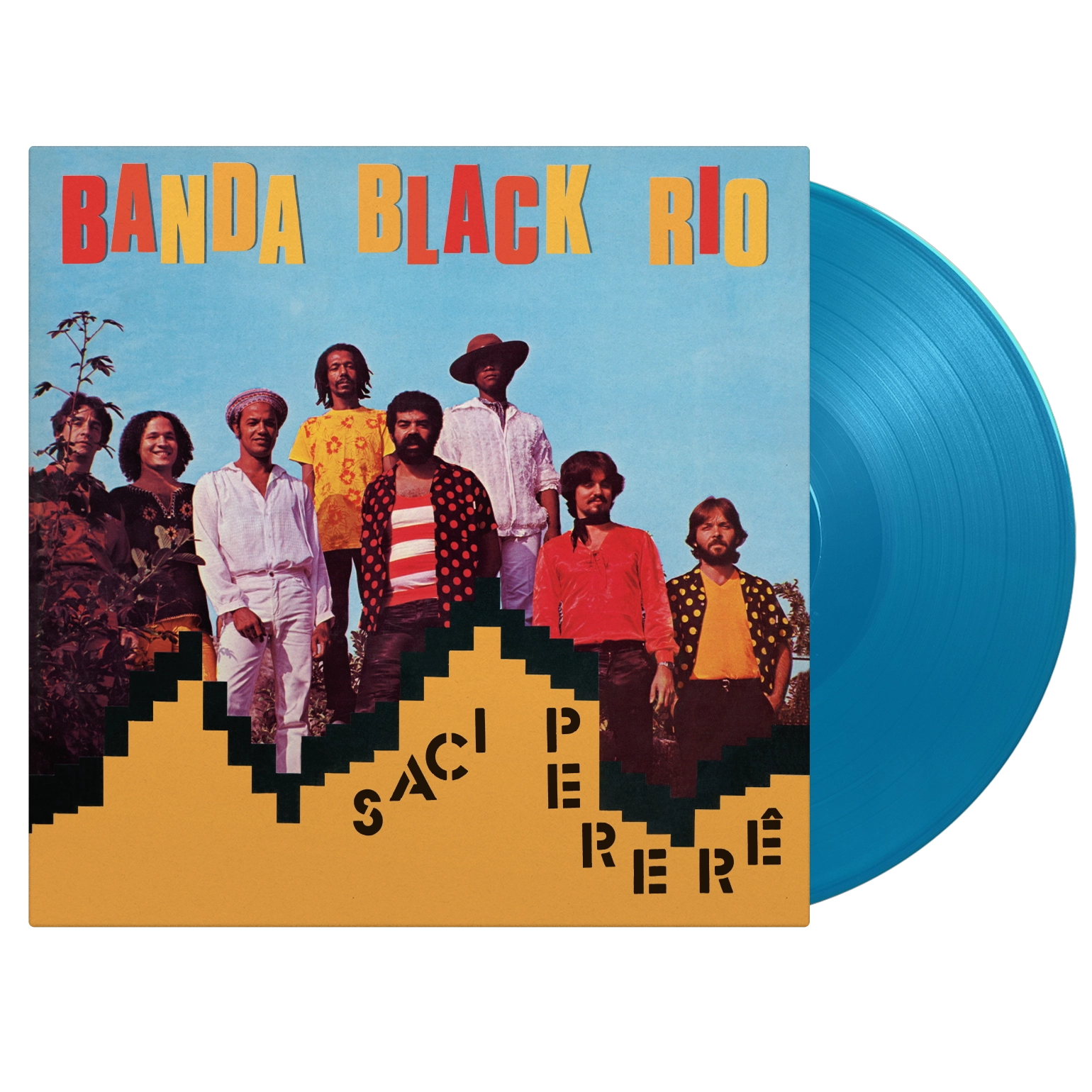 洋楽 BANDA BLACK RIO SACI PERERE LP Banda Black Rio - Saci Pererê (Blue Vinyl) | Music On Vinyl