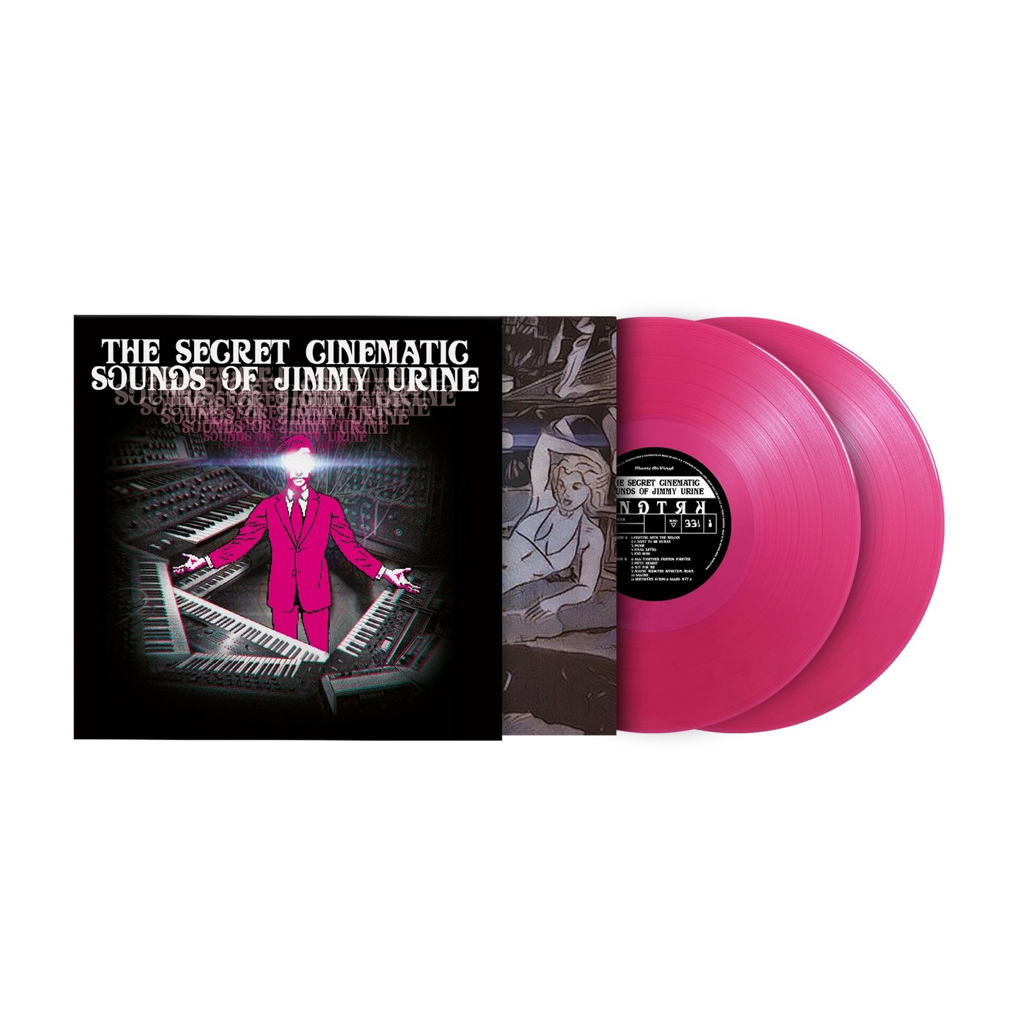 The Secret Cinematic Sounds Of Jimmy Urine - Magenta Vinyl