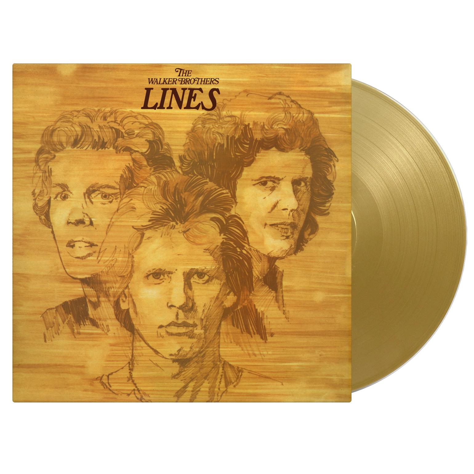 The Walker Brothers - Lines (Gold Vinyl) | Music On Vinyl