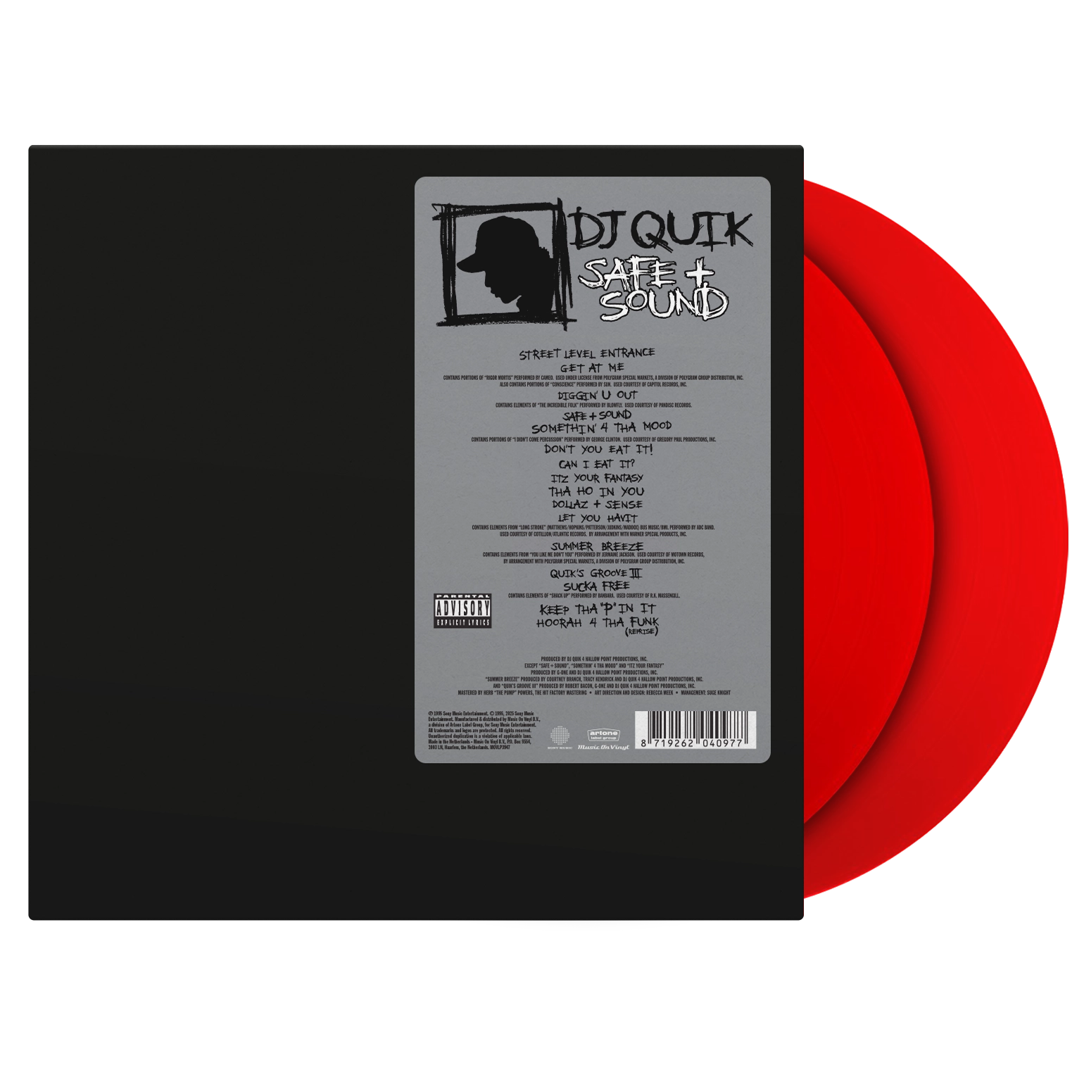 DJ Quik Trauma 限定版レッドヴァイナル 2LP DJ Quik Trauma 限定版レッドヴァイナル 2LP
