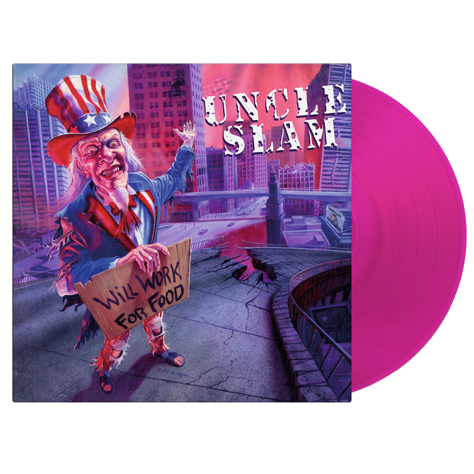 Uncle Slam - Will Work For Food (Purple Vinyl) | Music On Vinyl