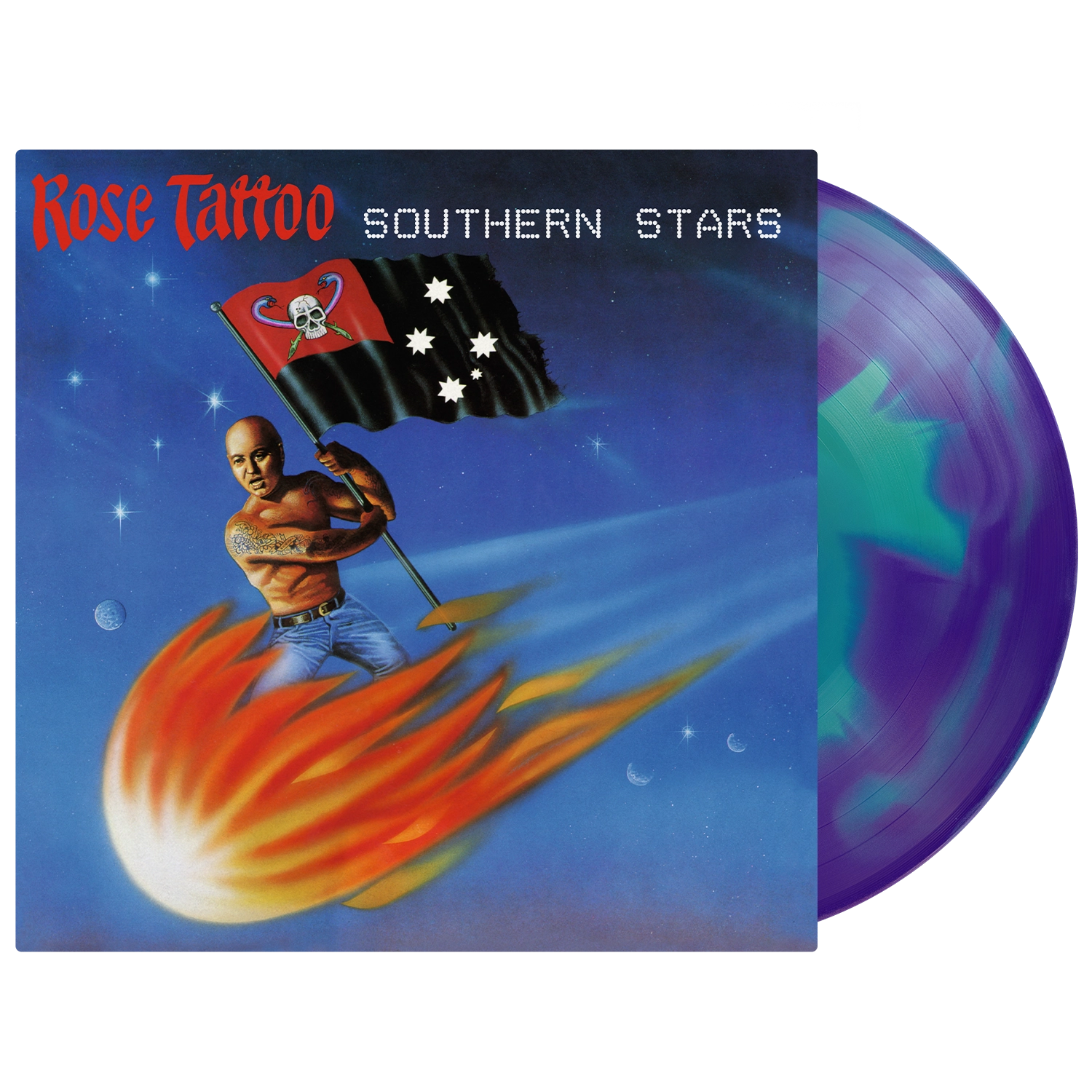 Rose Tattoo - Southern Stars (Turquoise/Blue Swirl Vinyl) – Music