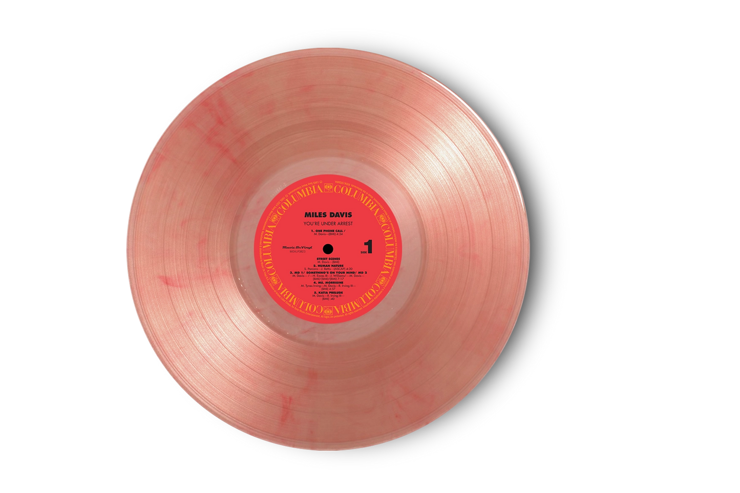 You're Under Arrest - Red/Clear Marble Vinyl