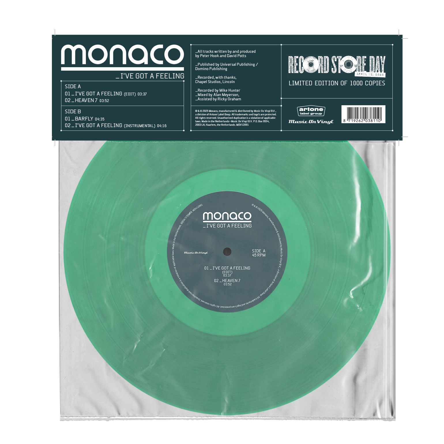 I've Got A Feeling - Green Vinyl