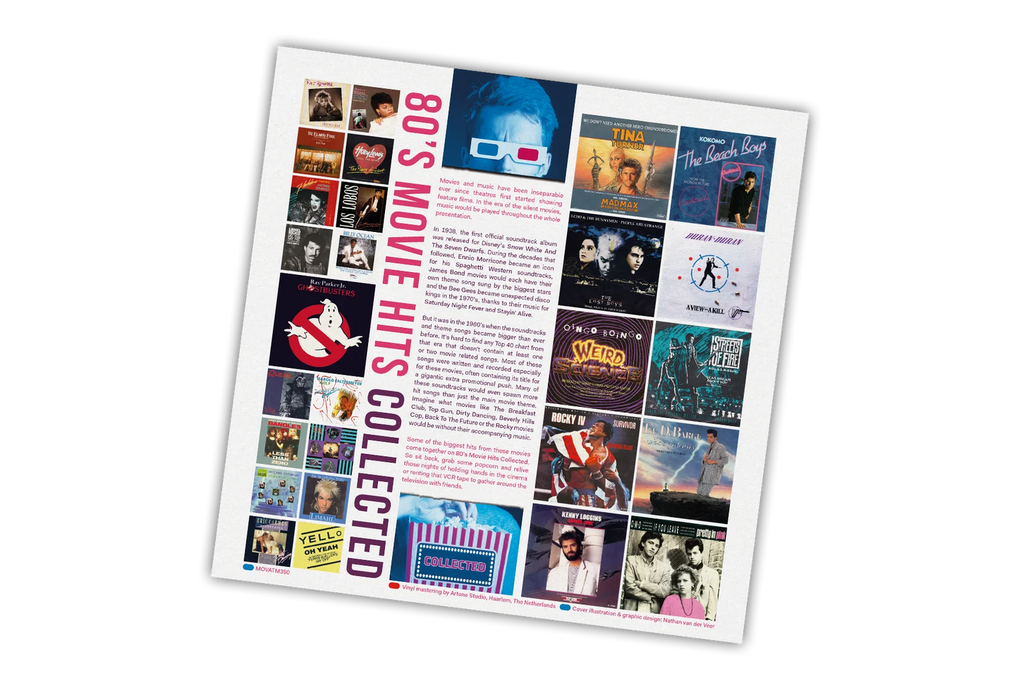 80's Movie Hits Collected (Translucent Blue & Gold)