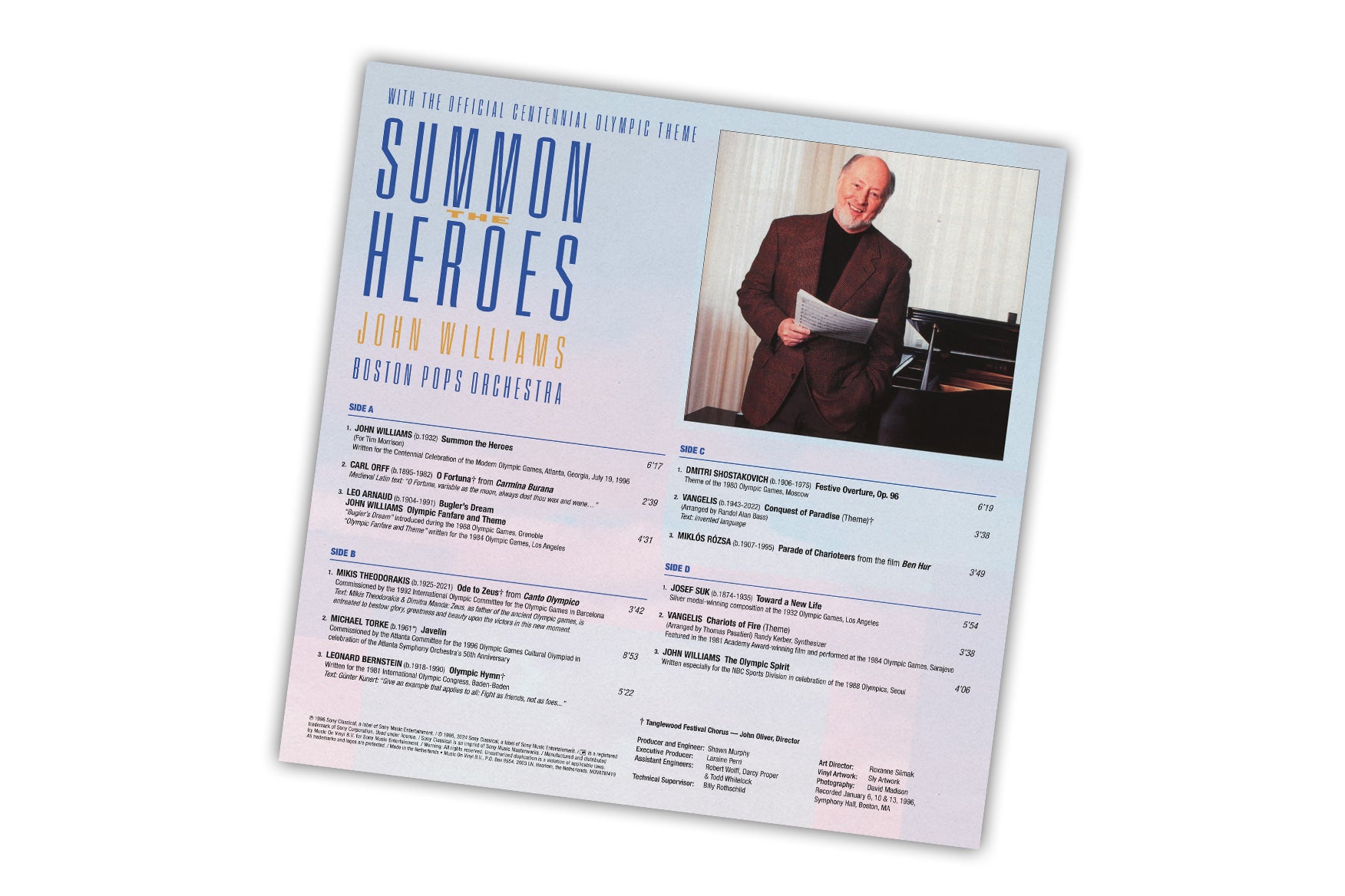 John Williams - Summon The Heroes (Purple Vinyl) | Music On Vinyl