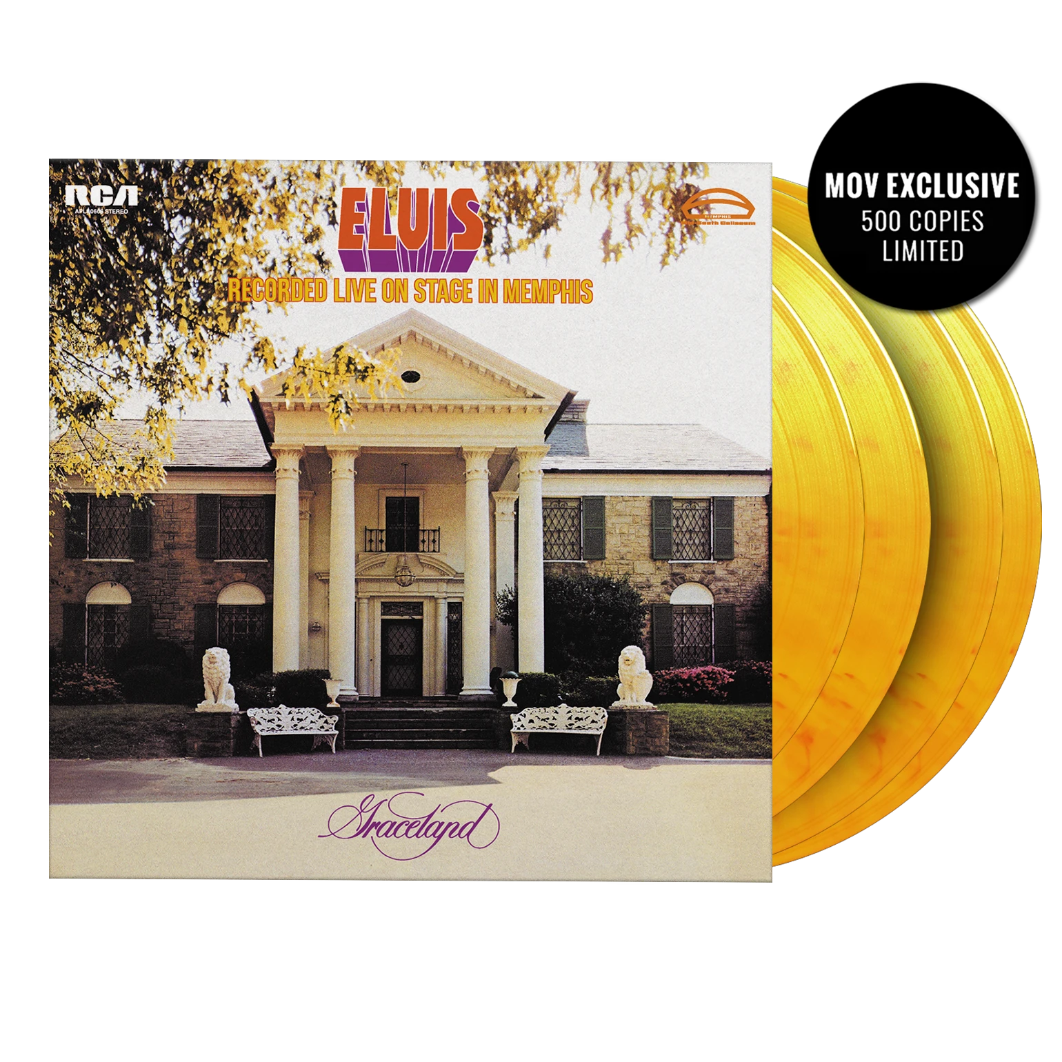 Recorded Live On Stage In Memphis - Yellow/Orange Marble Vinyl
