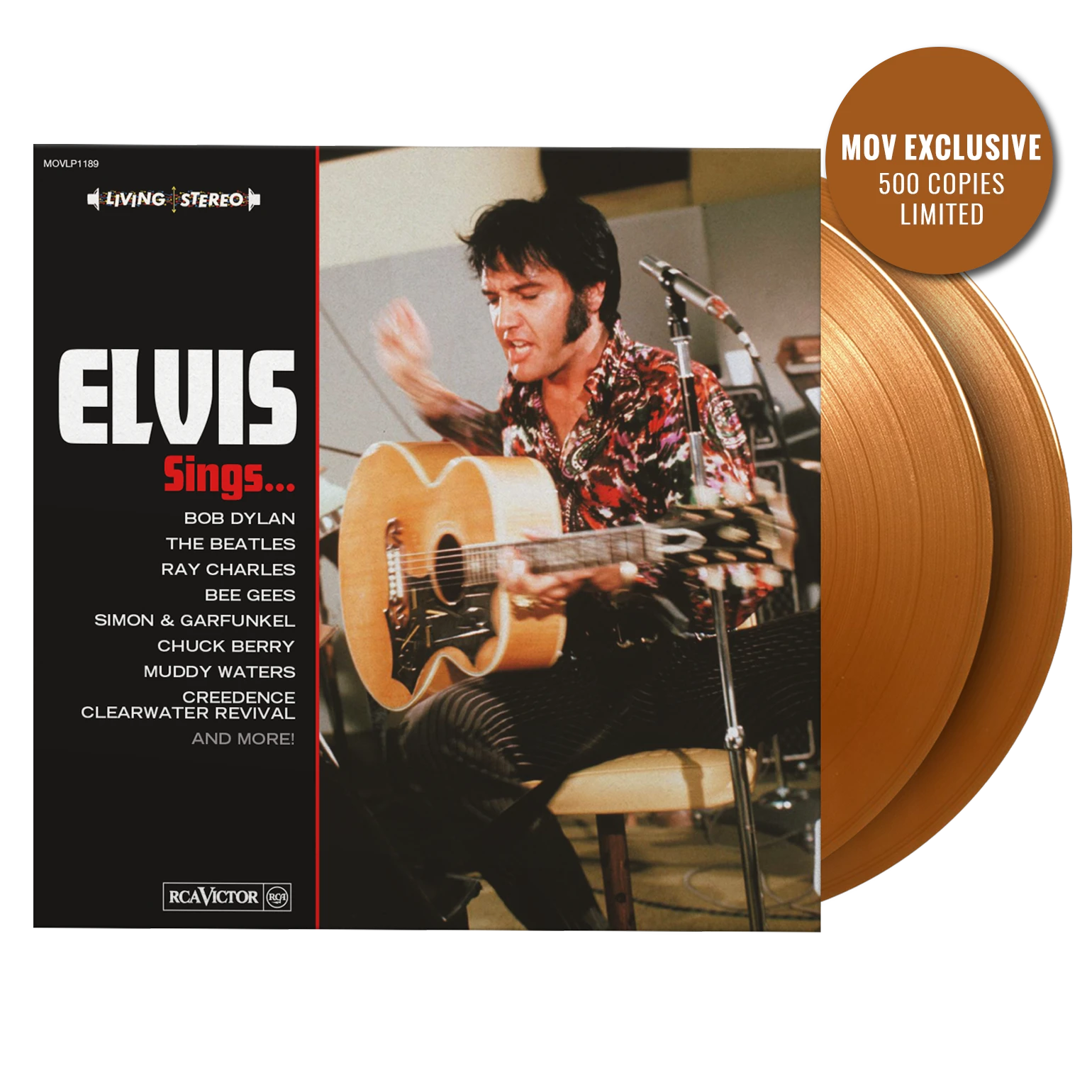 Elvis Sings - Gold/Red Marble Vinyl