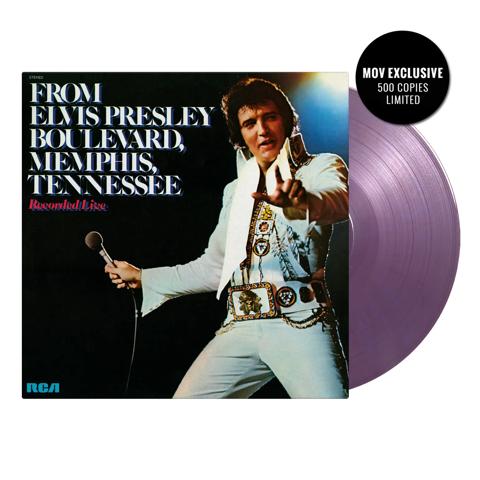 From Elvis Presley Blvd Memphis, TN - Purple Marble Vinyl