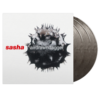 Airdrawndagger - Silver/Black Marble Vinyl