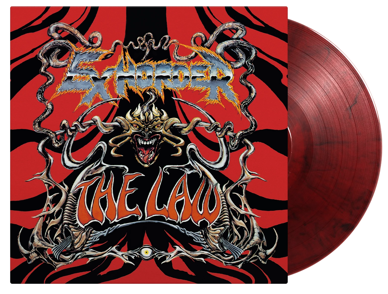 EXHORDER エグゾーダー The Law Exhorder - The Law (Red/Black Marble Vinyl) | Music On Vinyl