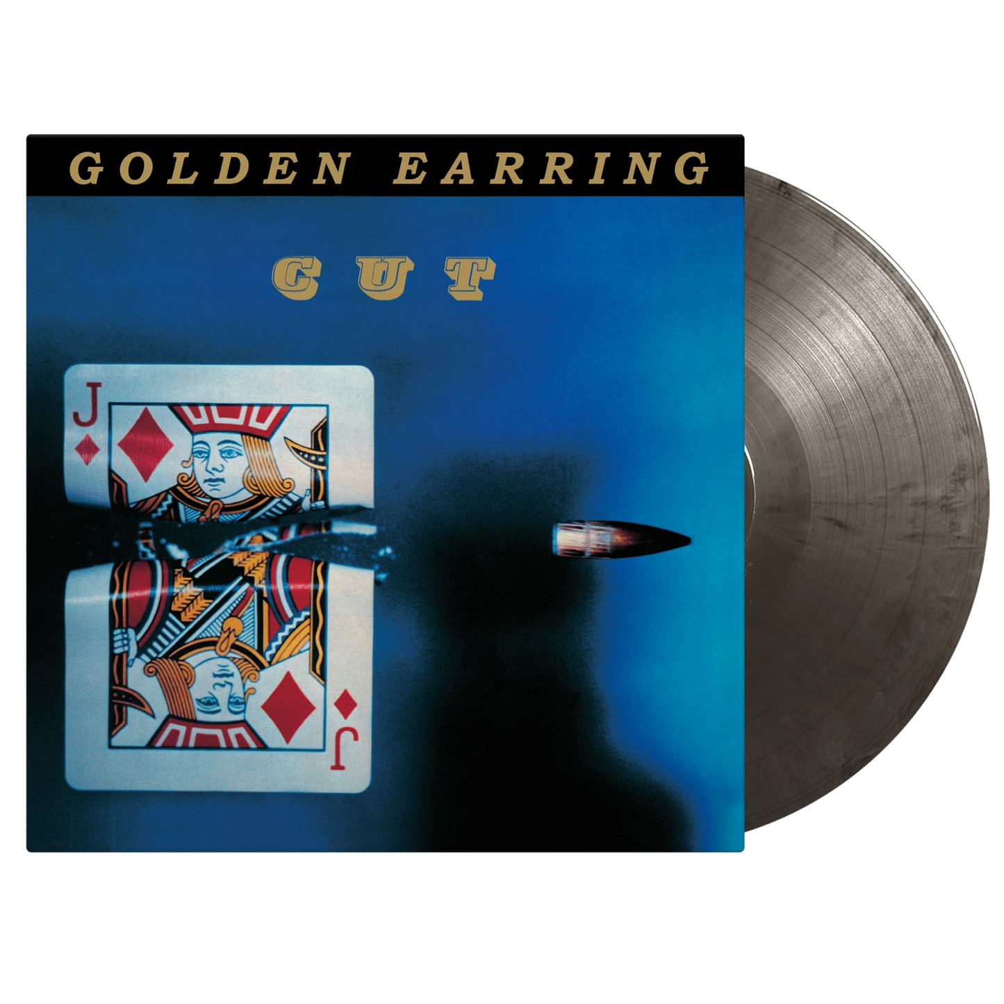 Cut - Silver/Black Marble Vinyl