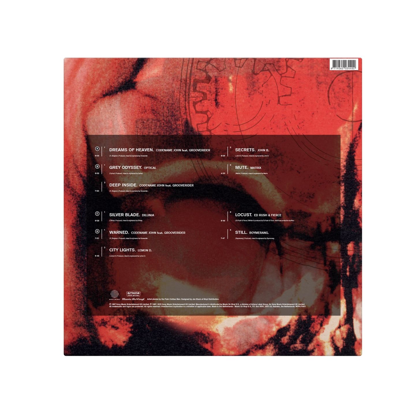 Grooverider Presents The Prototype Years - Red Vinyl