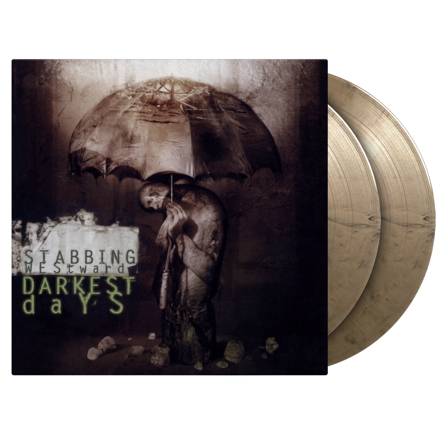Darkest Days - Gold & Black Marbled Vinyl