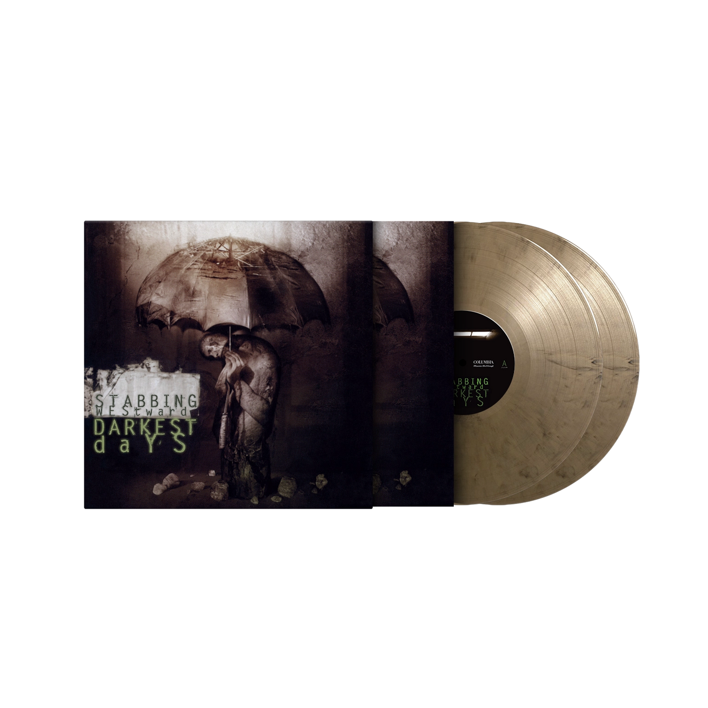 Darkest Days - Gold & Black Marbled Vinyl