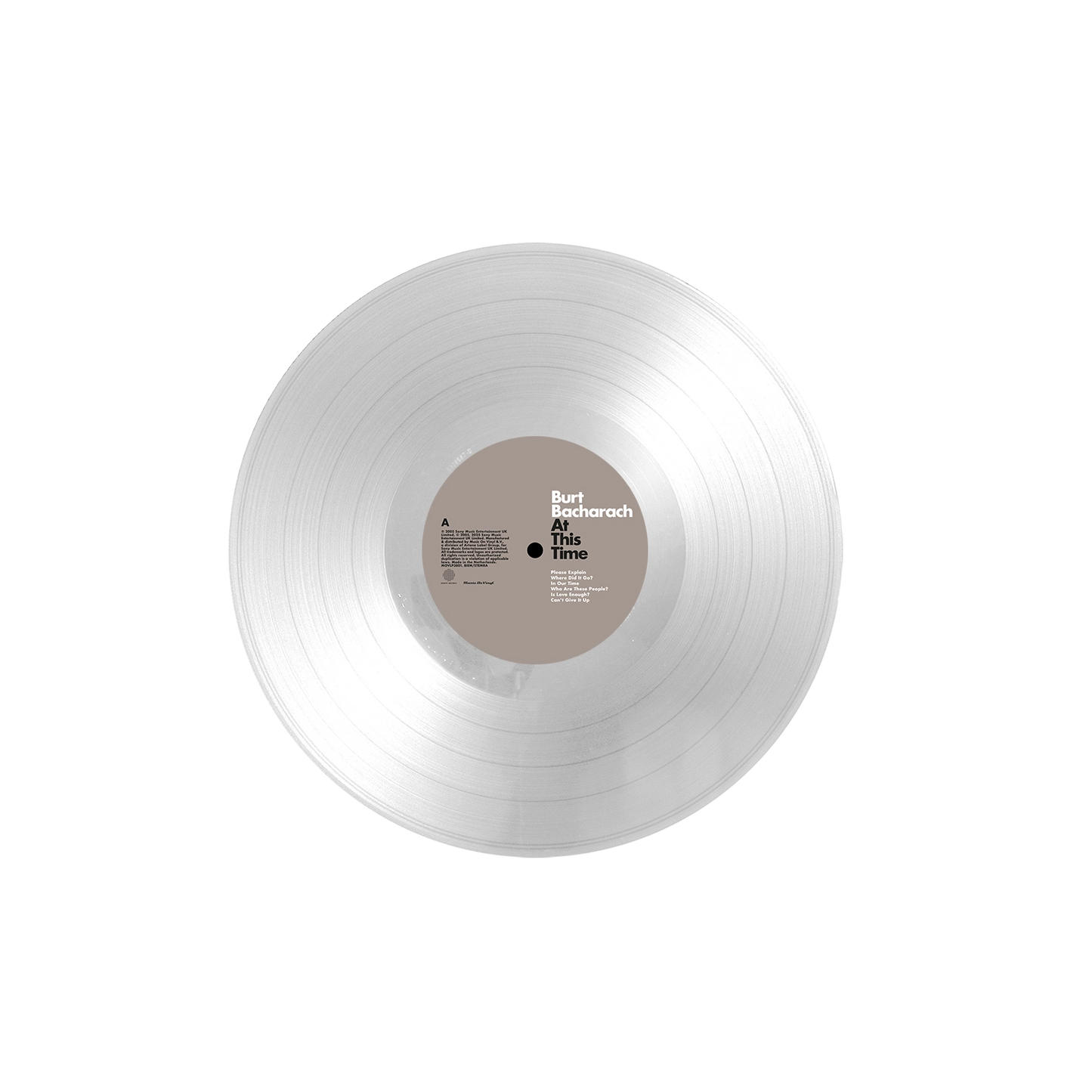 At This Time - Crystal Clear Vinyl