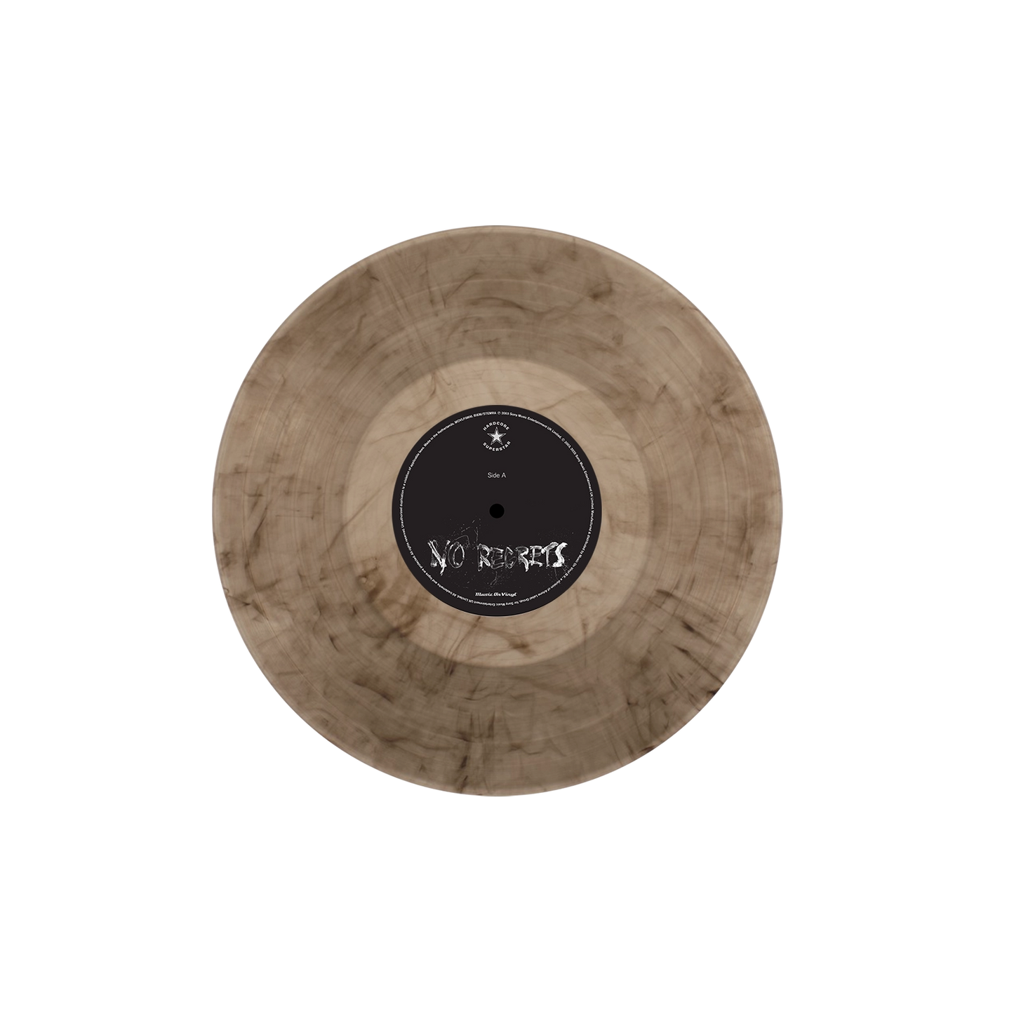 No Regrets - Black & Crystal Clear Marbled Vinyl