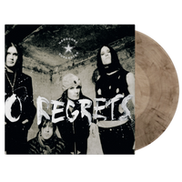 No Regrets - Black & Crystal Clear Marbled Vinyl