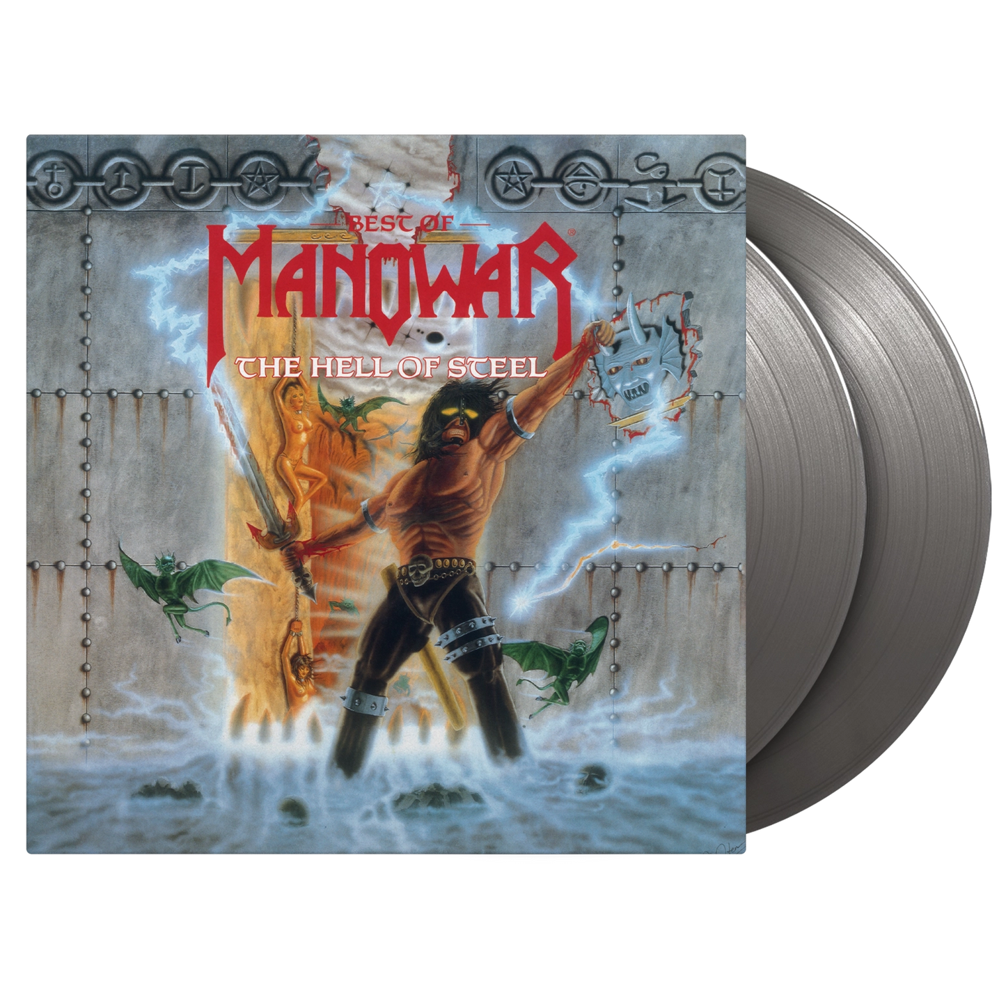Hell Of Steel - The Best Of Manowar - Silver Coloured Vinyl