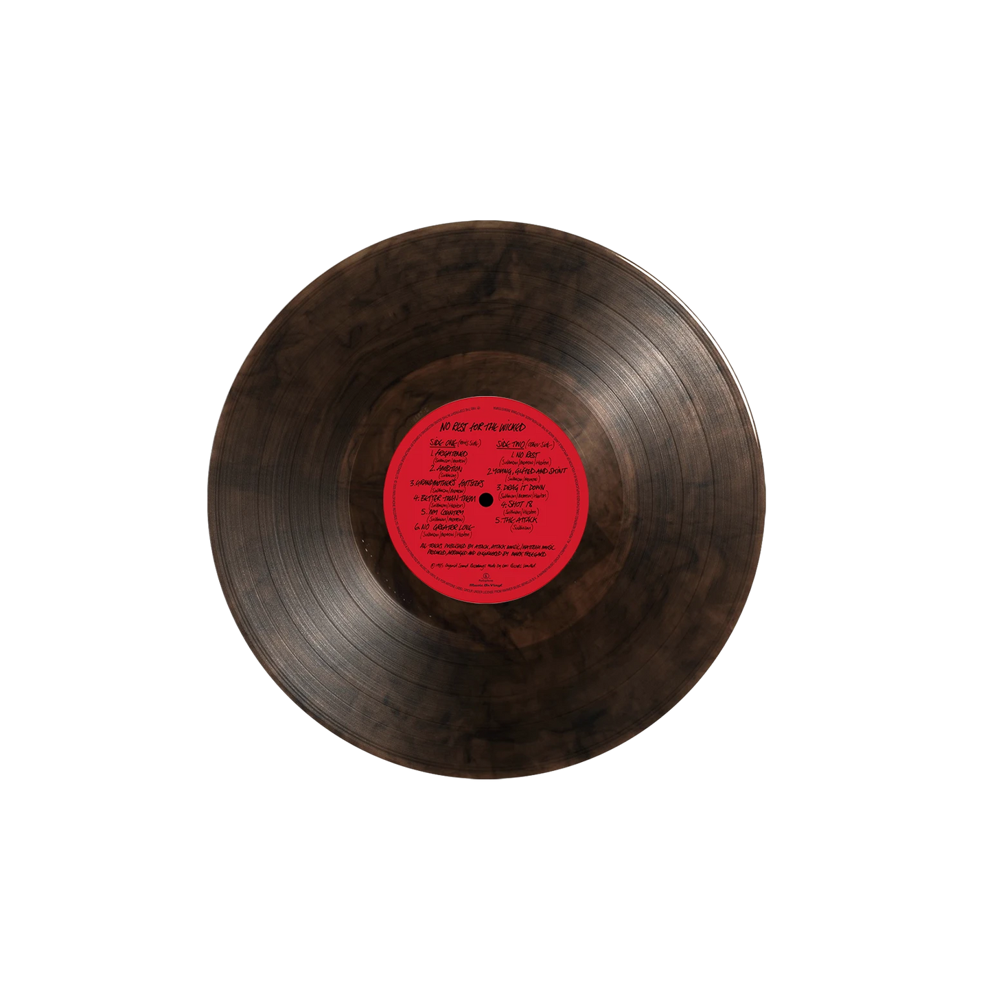 No Rest For The Wicked - Clear/Black Marble Vinyl