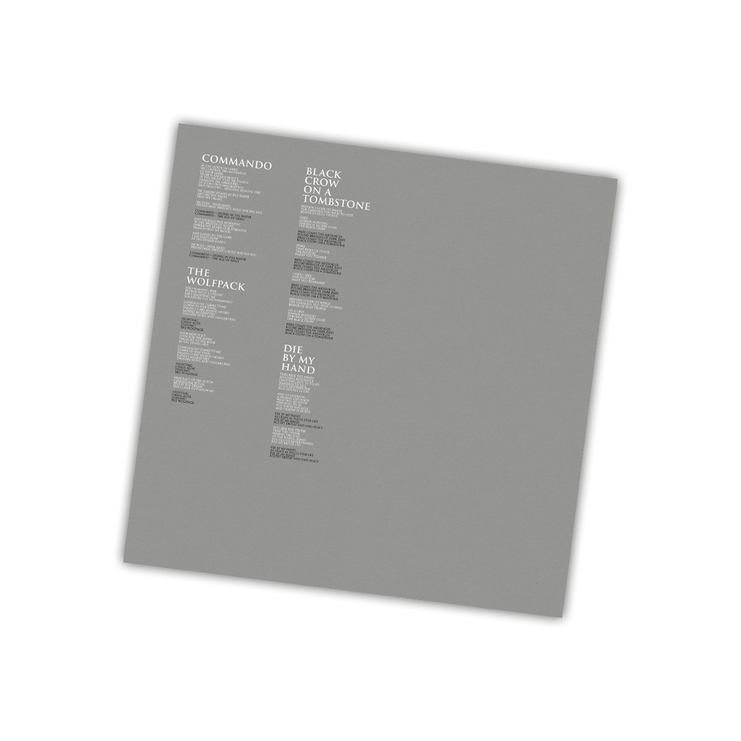Age Of Nero - Silver Coloured Vinyl