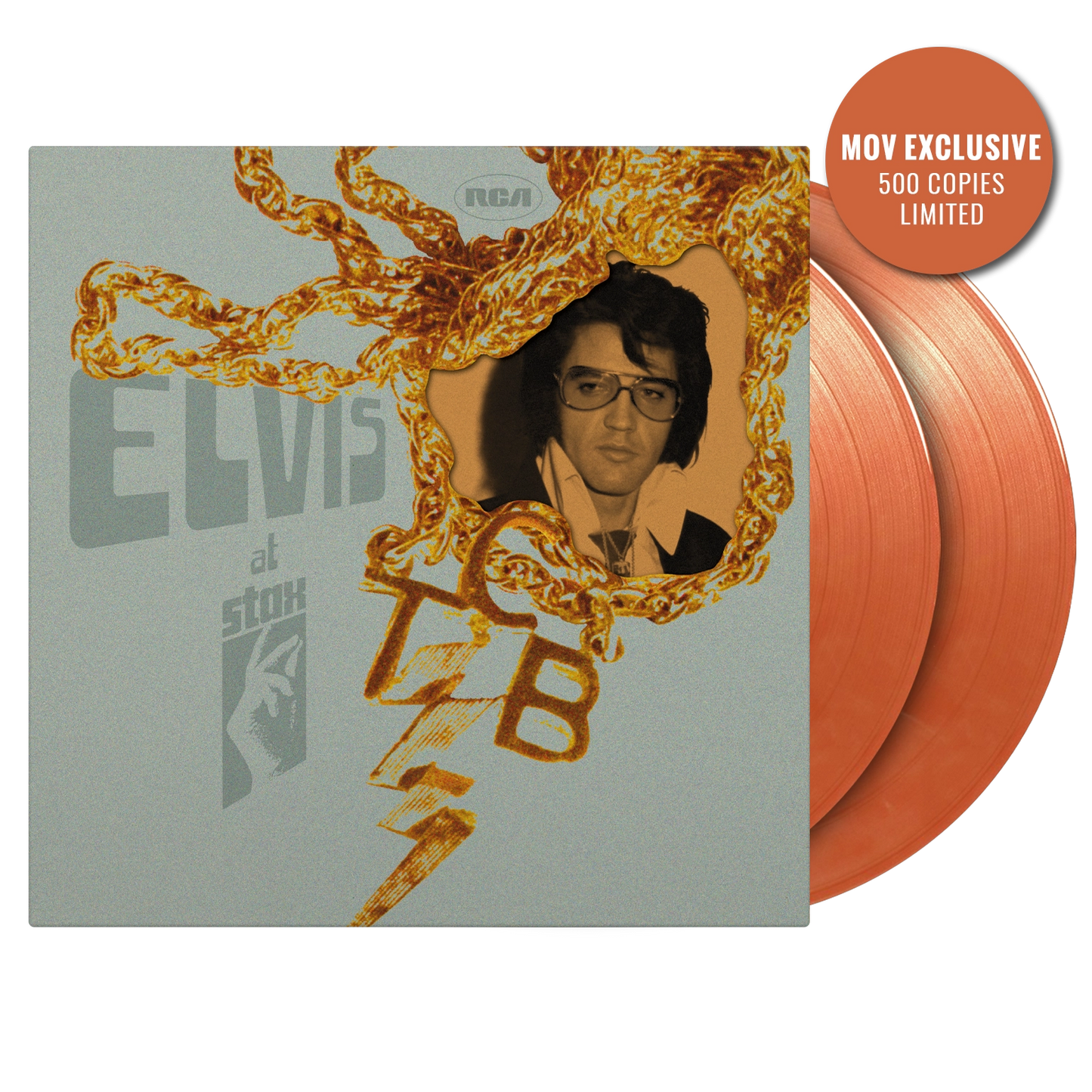 Elvis At Stax - Red/White Marble