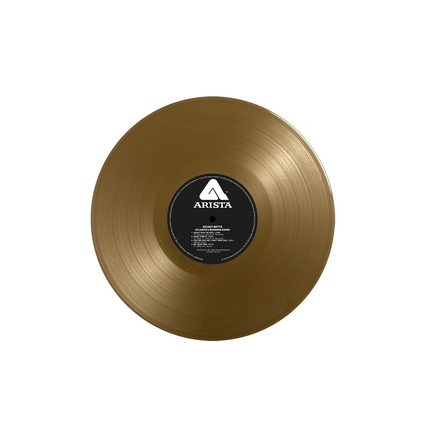 Atlanta’s Burning Down - Gold Coloured Vinyl