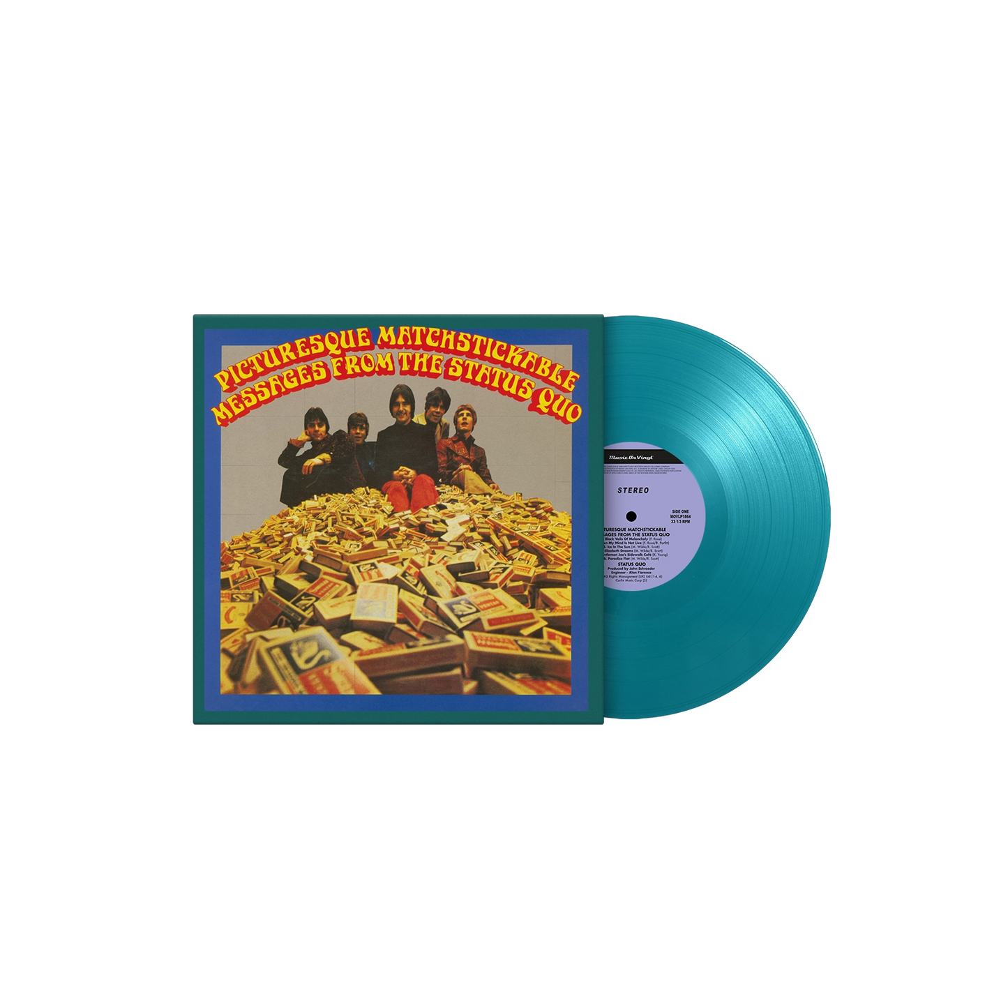 Picturesque Matchstickable Messages - Turquoise Vinyl